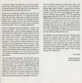 CD Joey DeFrancesco: The Philadelphia Connection - A Tribute To Don Patterson