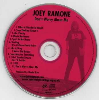 CD Joey Ramone: Don't Worry About Me
