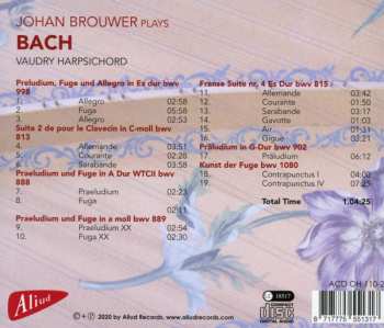 CD Johann Sebastian Bach: Johan Brouwer Plays Bach