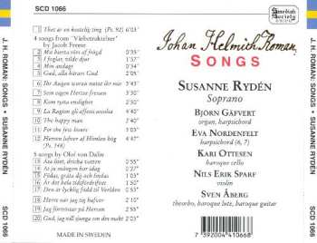 CD Johan Helmich Roman: Songs