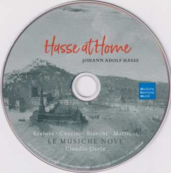 CD Johann Adolf Hasse: Hasse At Home