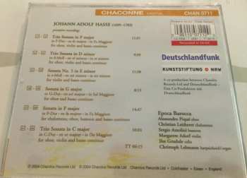 CD Johann Adolf Hasse: Sonatas And Trio Sonatas