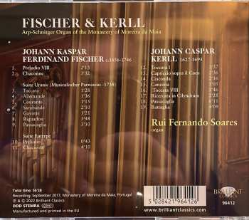 CD Johann Kaspar Kerll: Fischer & Kerll At The Arp-Schnitger Organ Of The Monastery Of Moreira Da Maia