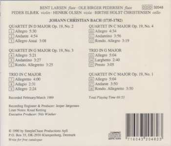 CD Johann Christian Bach: Complete Works For Two Flutes And Strings