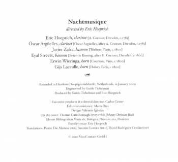 CD Johann Christian Bach: 'Sei Sinfonia' (London, 1782)