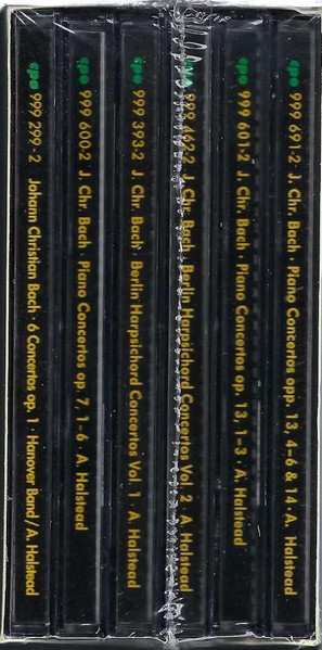 6CD/Dobozkészlet Johann Christian Bach: Complete Keyboard Concertos