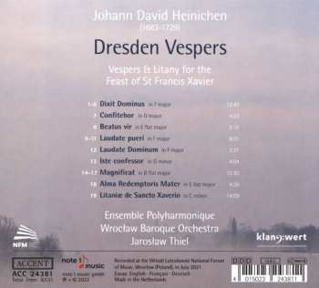 CD Johann David Heinichen: Dresden Vespers