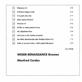 CD Manfred Cordes: Madrigals