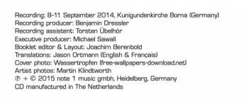 CD Johann Hermann Schein: Musica Boscareccia