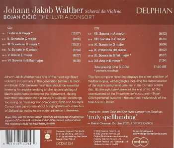 2CD Johann Jakob Walther: Scherzi Da Violino 