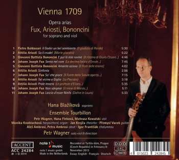 CD Johann Joseph Fux: Vienna 1709: Opera Arias For Soprano And Viol DIGI