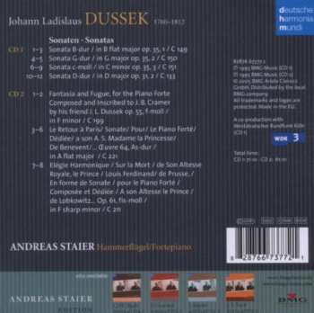2CD/Dobozkészlet Andreas Staier: Sonatas (Fantasia And Fugue)