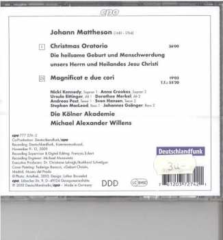CD Kölner Akademie: Christmas Oratorio (Die Heilsame Geburt) - Magnificat