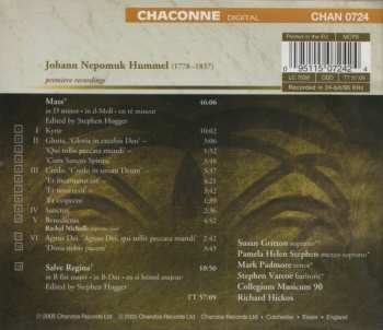 CD Richard Hickox: Mass In D Minor • Salve Regina