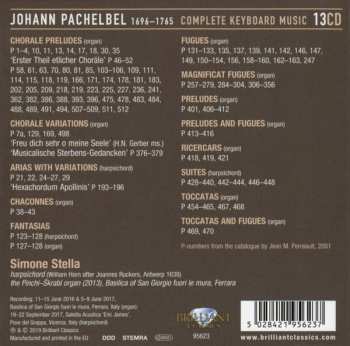 13CD/Dobozkészlet Johann Pachelbel: Complete Keyboard Music