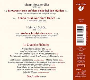 CD Johann Rosenmüller: Es Waren Hirten Auf Dem Felde - Geistliche Konzerte Zur Weihnacht