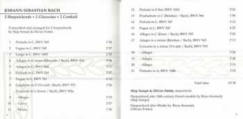 CD Johann Sebastian Bach: 2 Harpsichords DIGI