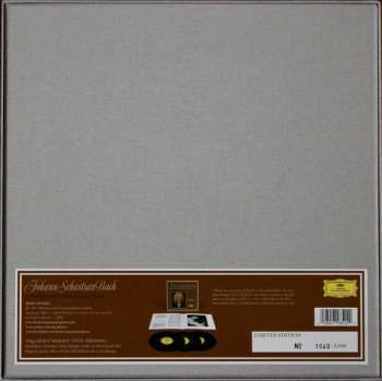 3LP/Dobozkészlet Johann Sebastian Bach: 6 Sonaten Und Partiten Für Violine Solo BWV 1001-1006 LTD | NUM