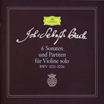 3LP/Dobozkészlet Johann Sebastian Bach: 6 Sonaten Und Partiten Für Violine Solo BWV 1001-1006 LTD | NUM