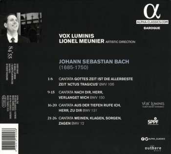 CD Johann Sebastian Bach: Actus Tragicus (Bach Cantatas BWV 106, 150, 131, 12)