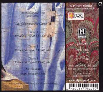 3CD Johann Sebastian Bach: Das Wohltemperierte Clavier - II