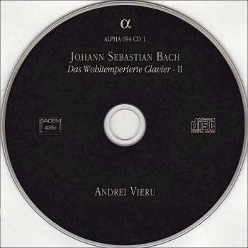 3CD Johann Sebastian Bach: Das Wohltemperierte Clavier - II