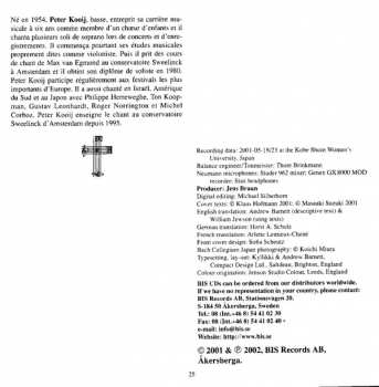 CD Johann Sebastian Bach: Cantatas 18: BWV 66 Erfreut Euch, Ihr Herzen - BWV 134 Ein Herz, Das Seinen Jesum Lebend Weiß - BWV 67 Halt Im Gedächtnis Jesum Christ