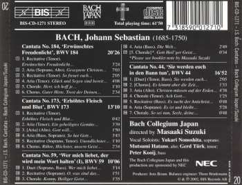 CD Johann Sebastian Bach: Cantatas 20: BWV 44 Sie Werden Euch In Den Bann Tun - BWV 59 Wer Mich Liebet, Der Wird Mein Wort Halten - BWV 173 Erhöhtes Fleish Und Blut- BWV 184 Erwünschtes Freudenlicht 