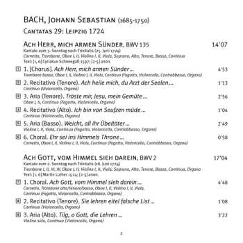 SACD Johann Sebastian Bach: Cantatas 29 ►2 ►3►38►135  Aus Tiefer Not Schrei Ich Zu Dir