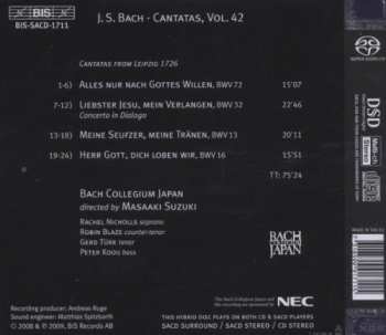 SACD Johann Sebastian Bach: Cantatas 42: ►13 ►16 ►32 ►72 (Herr Gott, Dich Loben Wir )