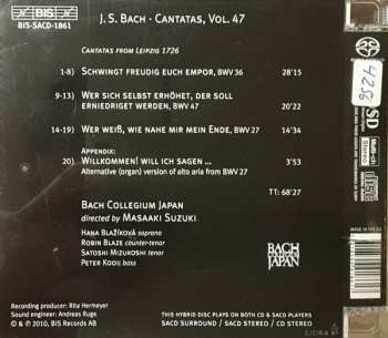 SACD Johann Sebastian Bach: Cantatas 47: ►27 ►36 ►47 (Schwingt Freudig Euch Empor)