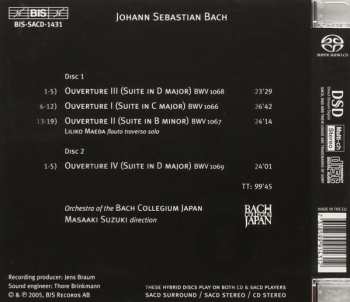 2SACD Johann Sebastian Bach: Ouvertures (The 4 Orchestral Suites)