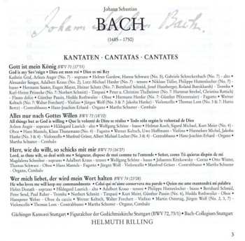 CD Johann Sebastian Bach: Cantatas BWV 71-74