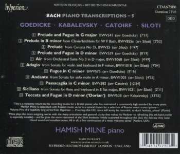 CD Johann Sebastian Bach: Bach Piano Transcriptions - 5