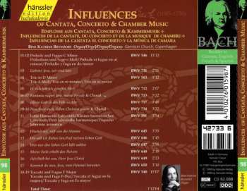 CD Johann Sebastian Bach: Influences Of Cantata, Concerto & Chamber Music