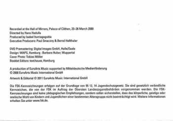 DVD Johann Sebastian Bach: Brandenburg Concertos