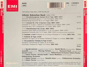 CD Johann Sebastian Bach: Brandenburgische Konzert Nr. 2 F-Dur, BWV 1047 / Konzert Für 3 Klaviere C-Dur, BWV 1064 / Klavierkonzert E-Dur, BWV 1053 / Fantasie C-Moll, BWV 906 • Fantasie & Fuge A-Moll, BWV 904 / Chromatische Fantasie & Fuge D-Moll, BWV 903