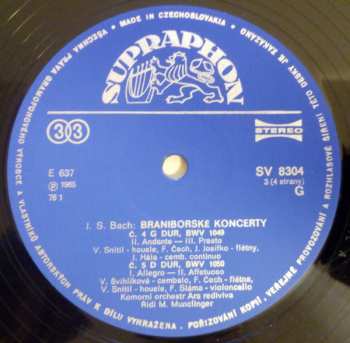 2LP/Dobozkészlet Johann Sebastian Bach: Braniborské Koncerty
