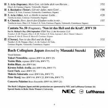 CD Johann Sebastian Bach: Cantatas 13: BWV 64 Sehet, Welch Eine Liebe - BWV 25 Es Ist Nichts Gesundes An Meinem Leibe - BWV 69a Lobe Den Hernn, Meine Seele - BWV 77 Du Sollt Gott, Deinen Herren, Lieben - BWV 50 Nun Ist Das Heil Und Die Kraft