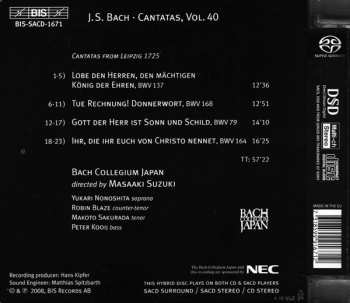 SACD Johann Sebastian Bach: Cantatas 40: ►79 ►137 ►164 ►168 (Lobe Den Herren)