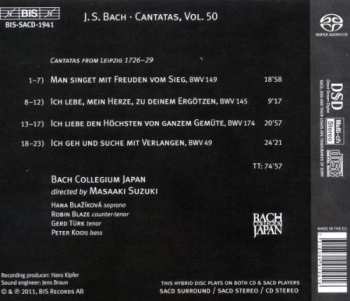 SACD Johann Sebastian Bach: Cantatas 50: ►49 ►145 ►149 ►174 ( Man Singet Mit Freuden )