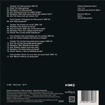 CD Johann Sebastian Bach: Cantatas And Arias For Bass