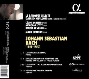 CD Johann Sebastian Bach: Cantatas BWV 169 & 82