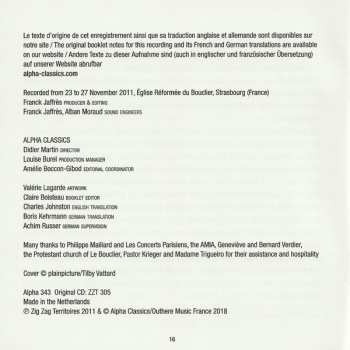 CD Johann Sebastian Bach: Cantatas BWV 170 & 35