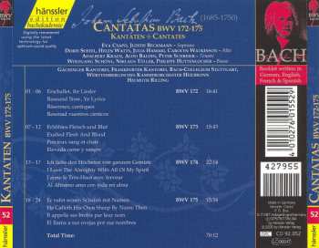 CD Johann Sebastian Bach: Cantatas BWV 172 - 175
