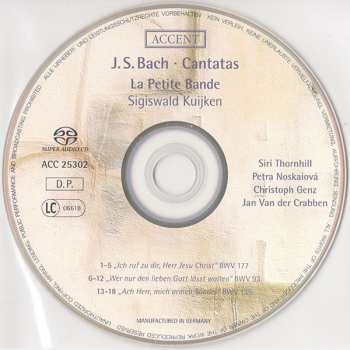 SACD Johann Sebastian Bach: Cantatas BWV 177 - 93 - 135 "Wer nur den lieben Gott lässt walten"
