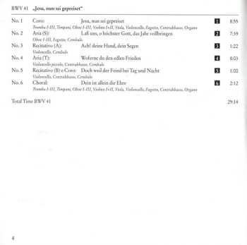 CD Johann Sebastian Bach: Cantatas BWV 41, 42