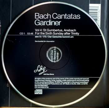 2CD Johann Sebastian Bach: Cantatas Vol. 04: Ansbach / Haddington