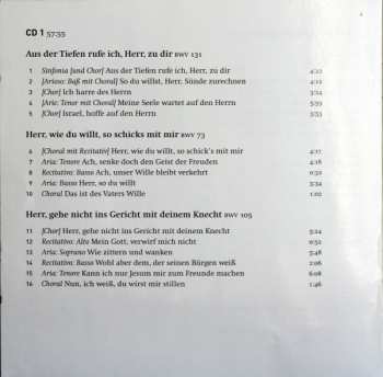 2CD Johann Sebastian Bach: Cantatas 39, 73, 93, 105, 107, 131