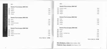 2CD Johann Sebastian Bach: Clavier Sonaten Mit Obligater Violine, BWV 1014-1019